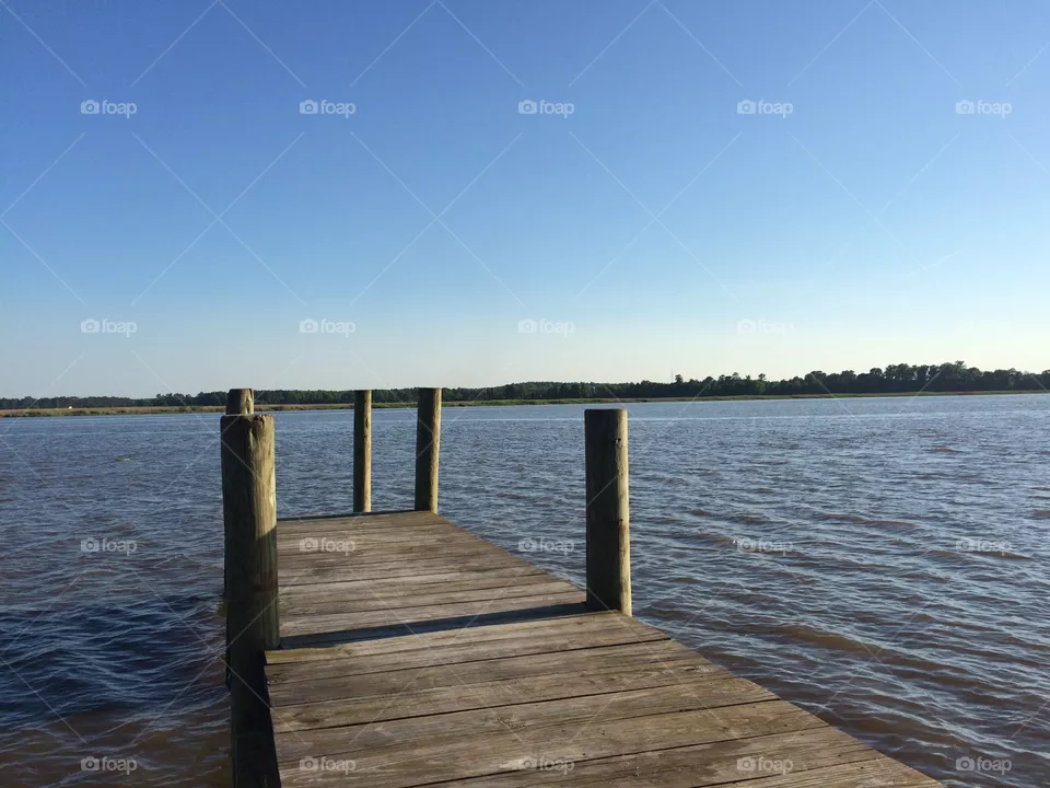Water, Lake, Pier, River, Wood