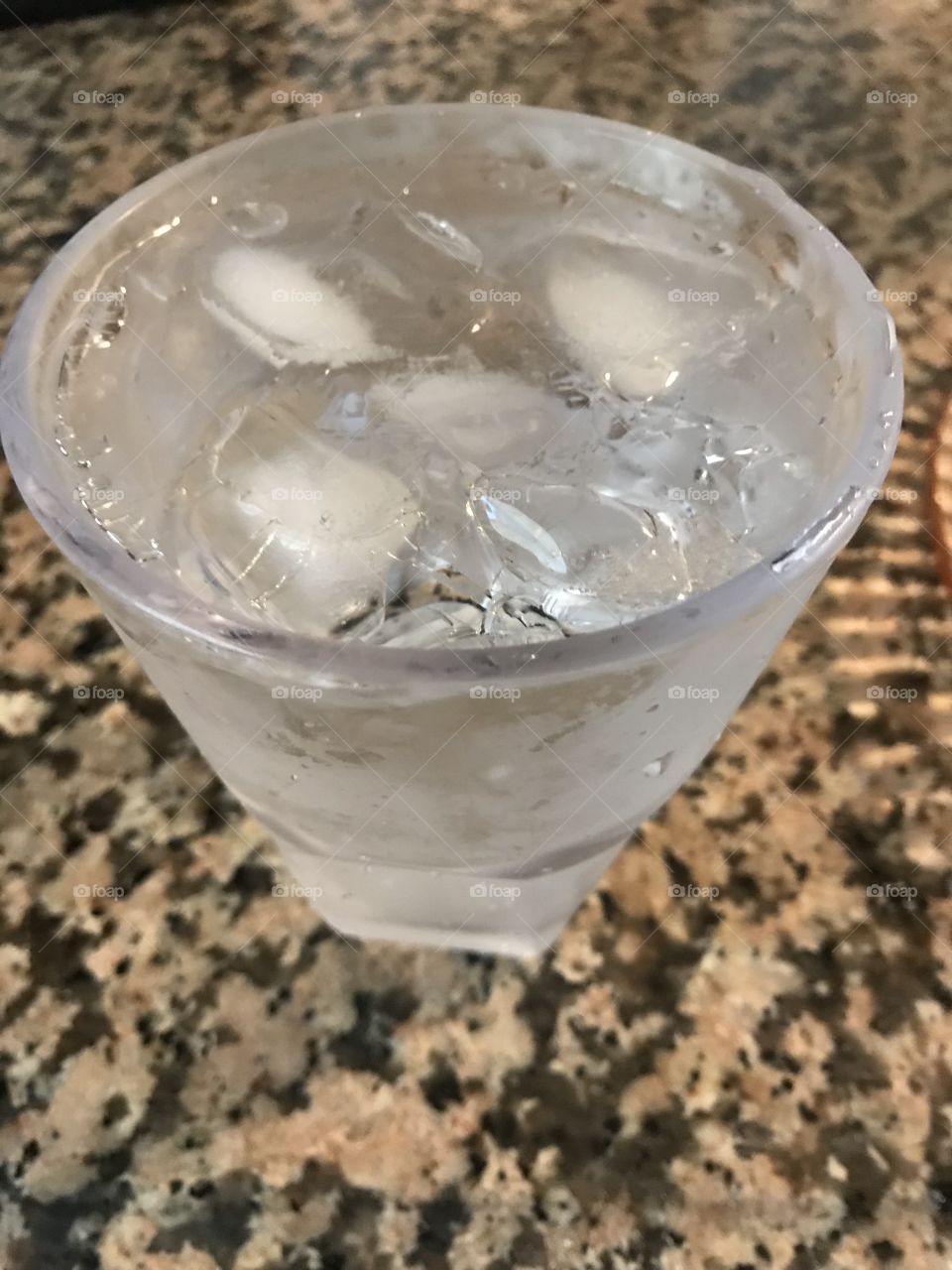 Glass of Water wit ice 💙