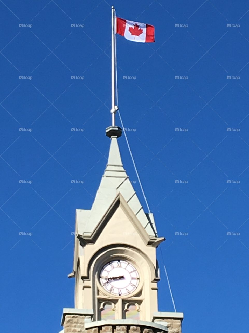 Hands of time - town hall clock 