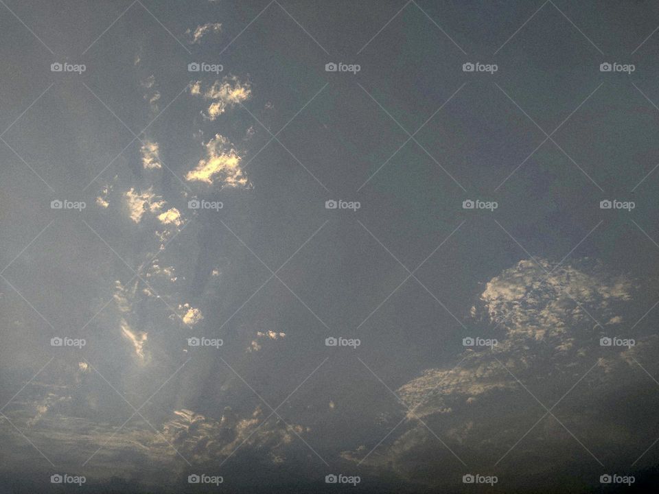 I want to show white clouds and blue sky in this photo.  The sky looks very beautiful with clouds and blue sky.