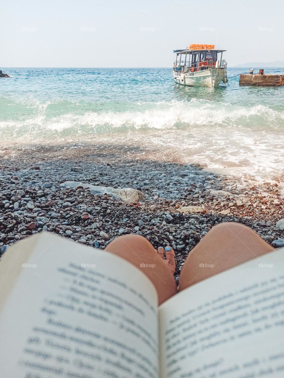 summer time with book