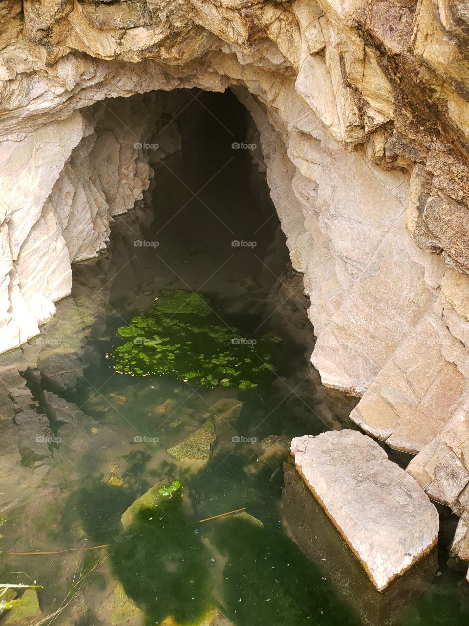 flooded cave