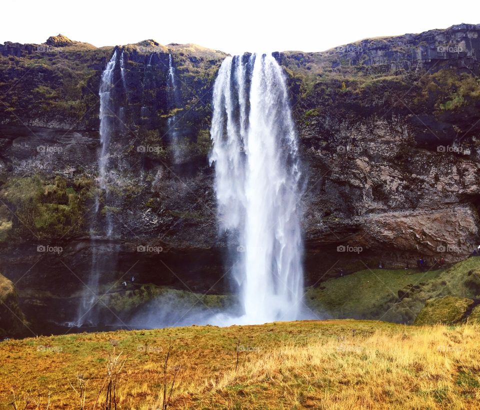 Waterfall in Iceland 