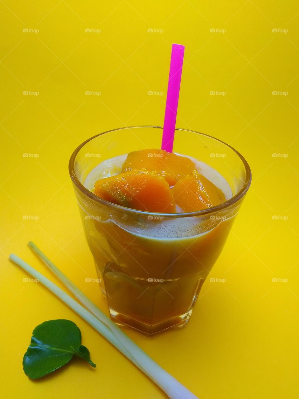 one type of snack from Indonesia called "kolak", which consists of a gravy of water, brown sugar and coconut milk and contains fruits such as pumpkin, banana and sweet potato.