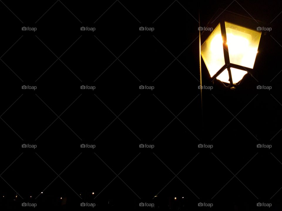 Lamp Post night time