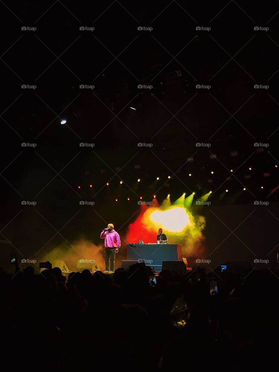 Schoolboy Q performing at smokers club festival in Long Beach California, 2018.