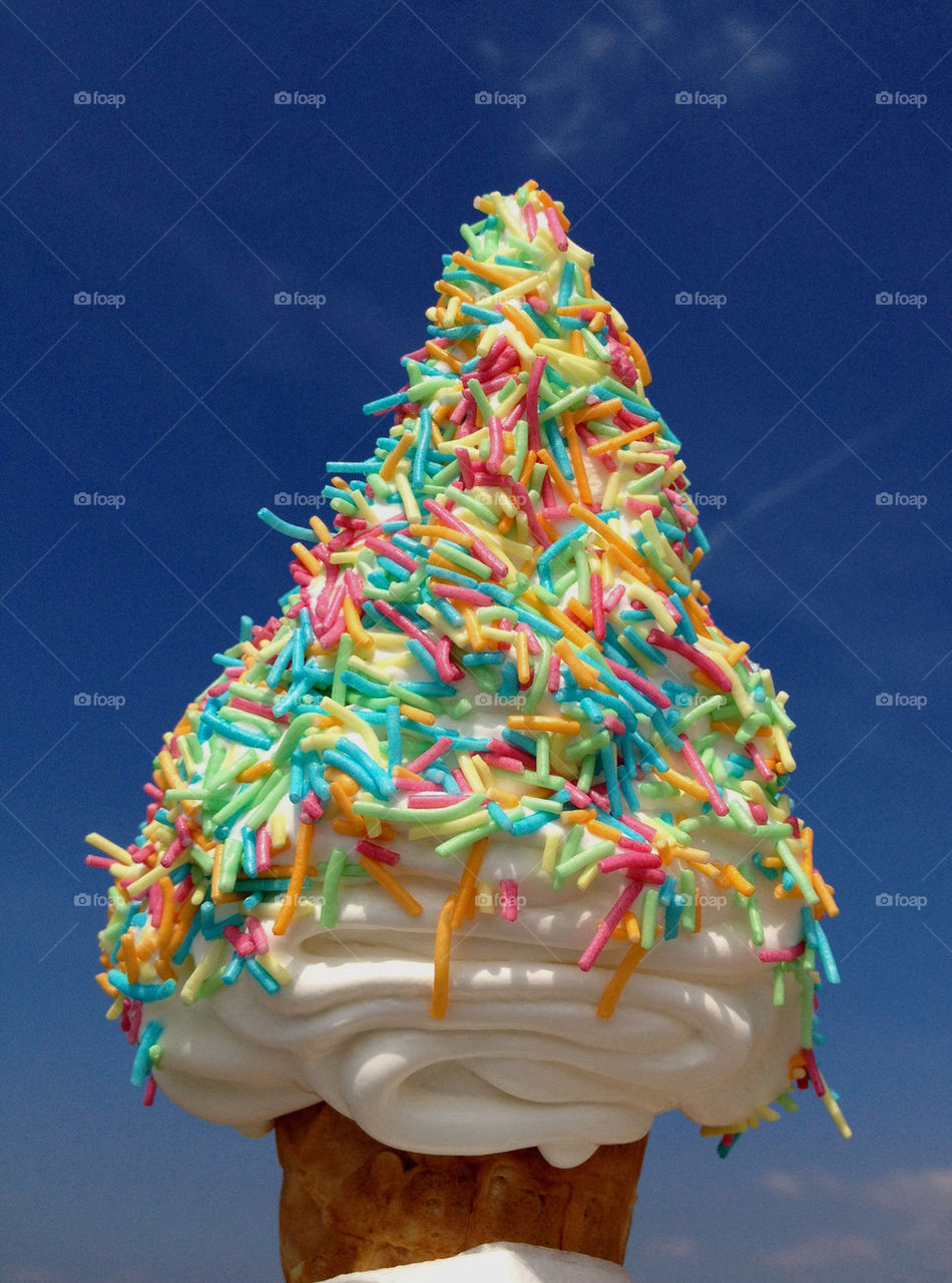 Close-up of ice cream