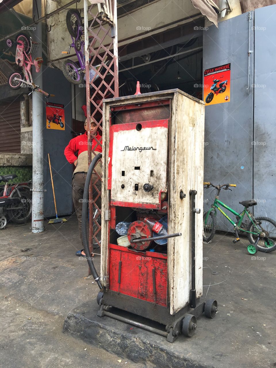 Street, Vehicle, City, Industry, People