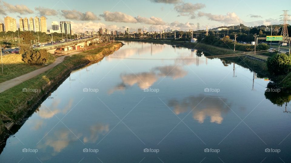 Water, Reflection, River, No Person, Lake