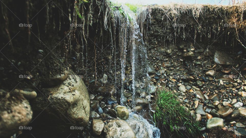 small waterfall