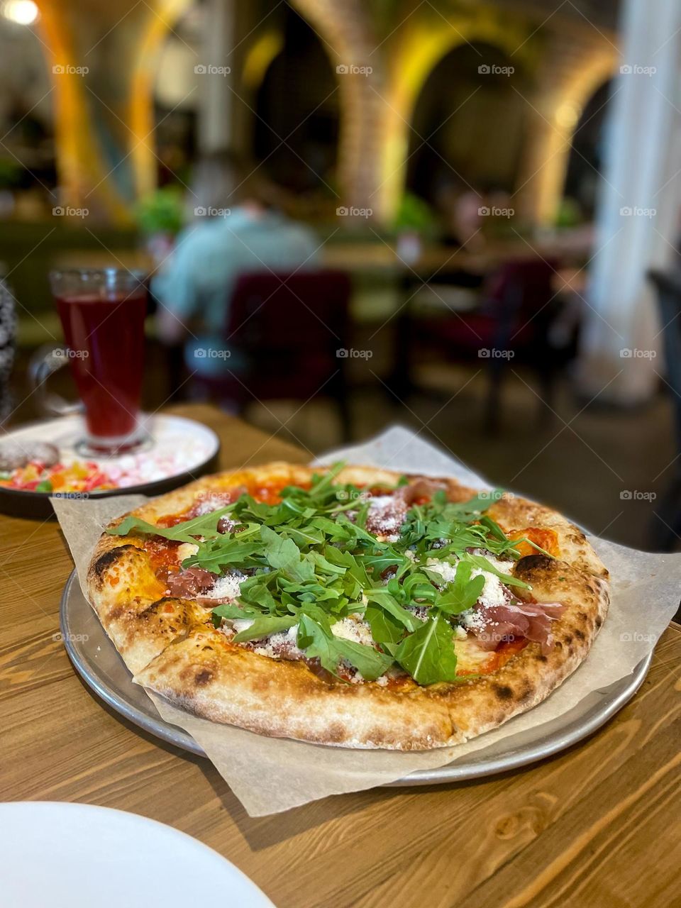 Italian lunch is ready to be eaten!