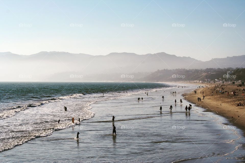 Santa Monica beach