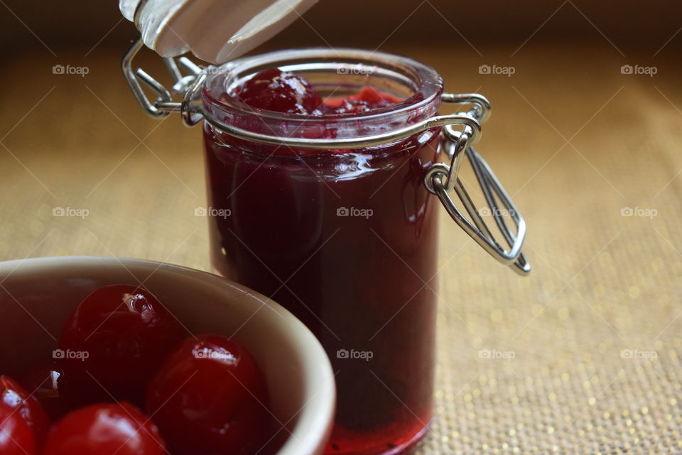 Homemade​ cherry jam