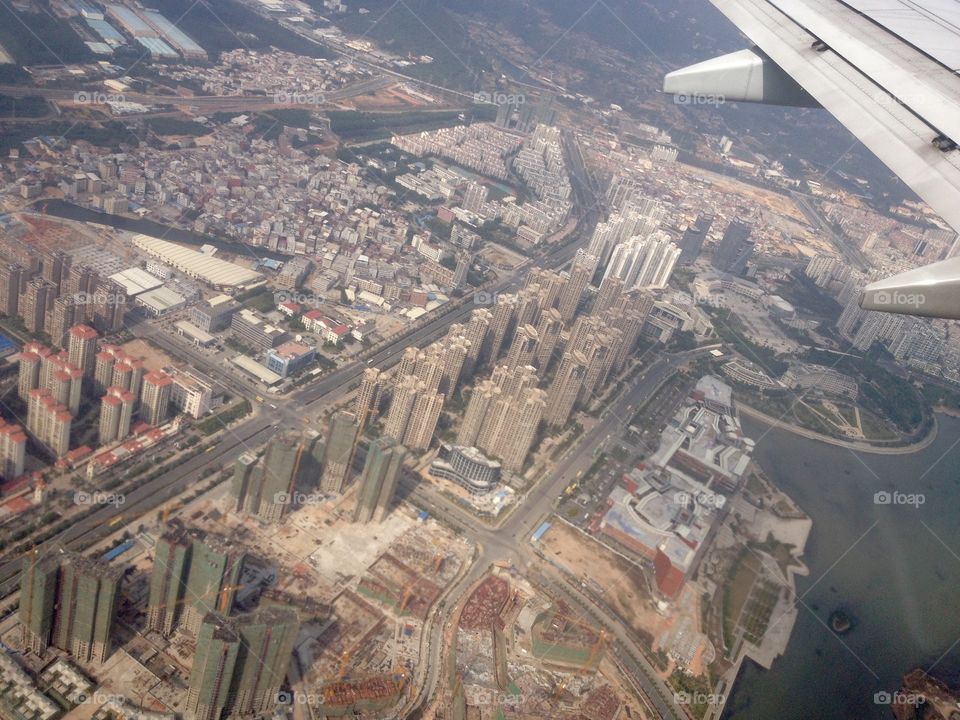 Shanghai from a birds eye view