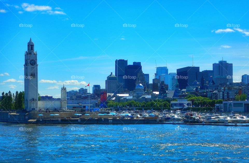 Montreal from the St-Lawrence River 