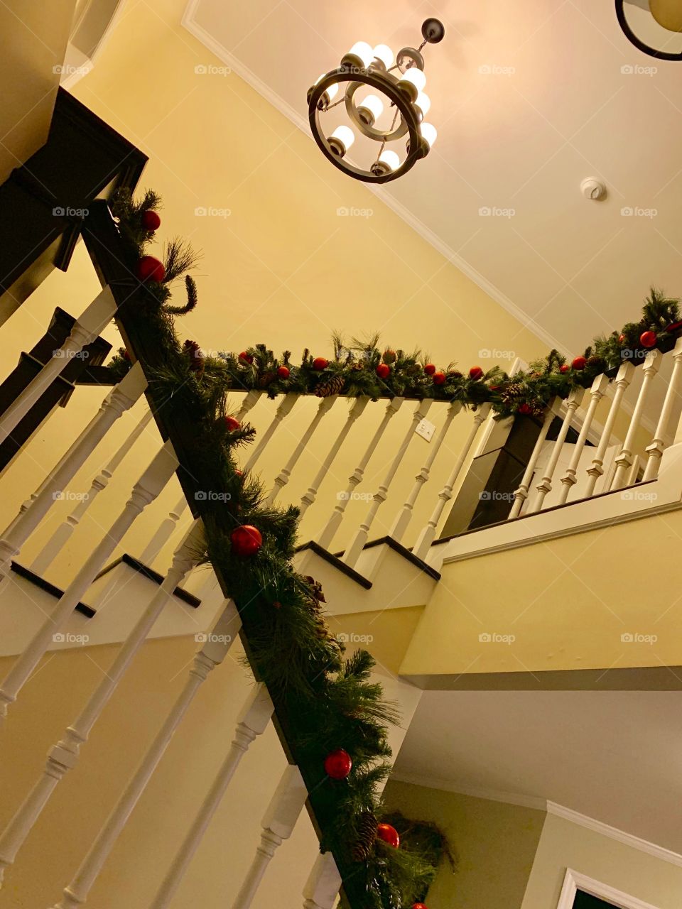 Christmas staircase 