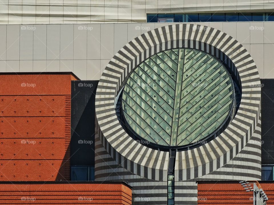 Modern Architecture. Detail Of Rotunda At Museum Of Modern Art
