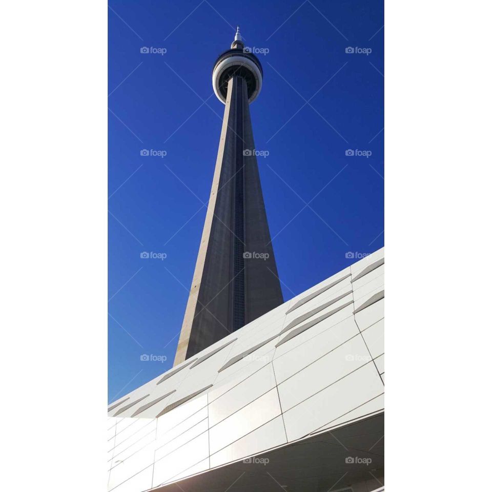 The CN Tower in Toronto, ON