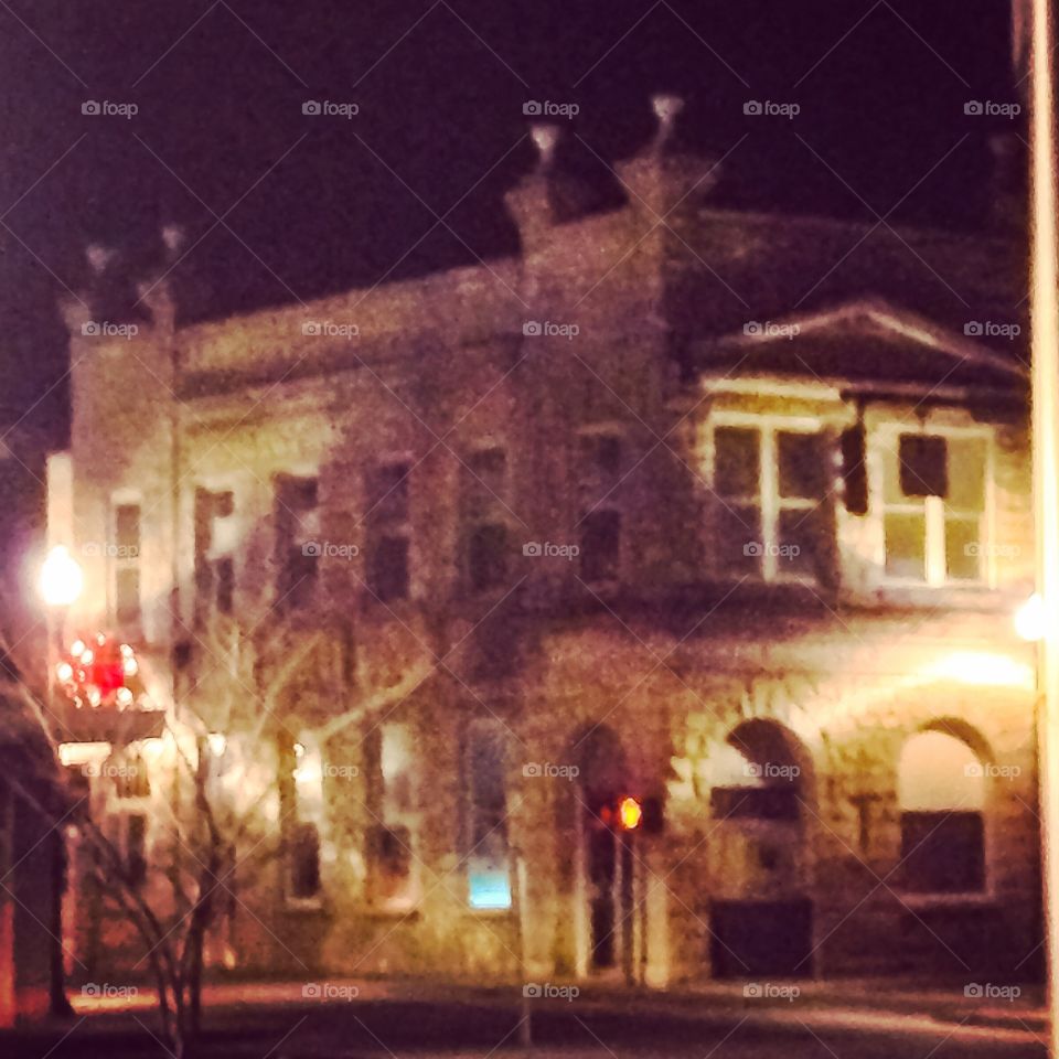 Architecture at night