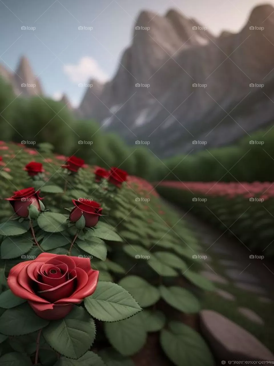 Beautiful red roses