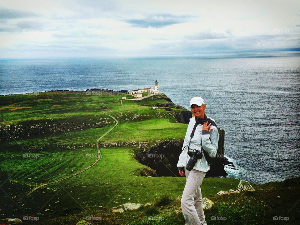 Neist Point Lighthouse, Isle Of Skye, Scotland 
