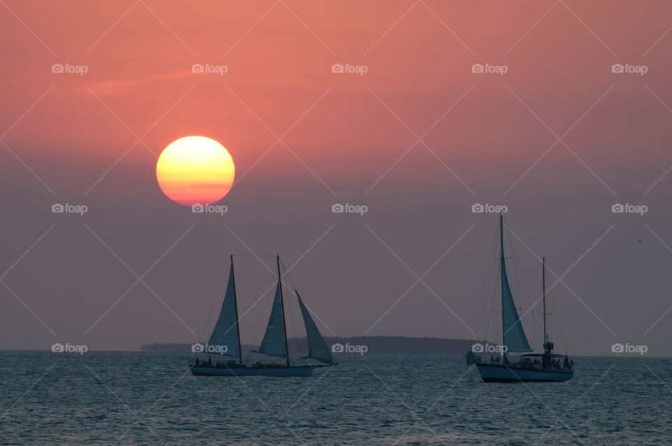 Sailboat, Sea, Sun 2