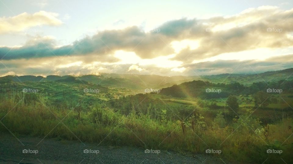 sunrise, towards, viseudesus, Viseu, above, below, romania, maramures,