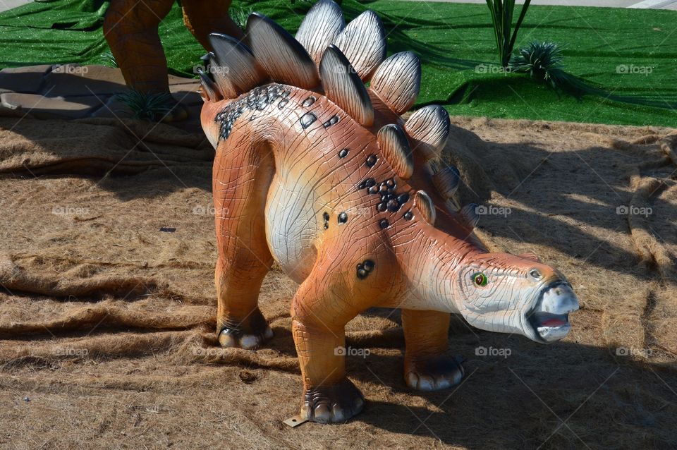 At dinosaurs park