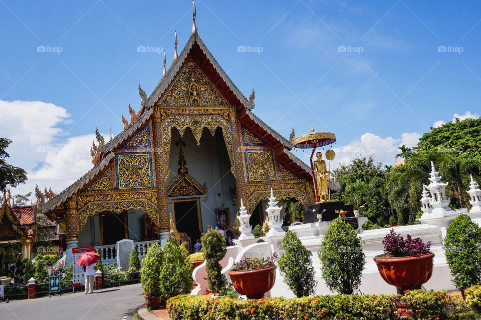 Wat Phra Singh in Chiang Mai, Thailand 