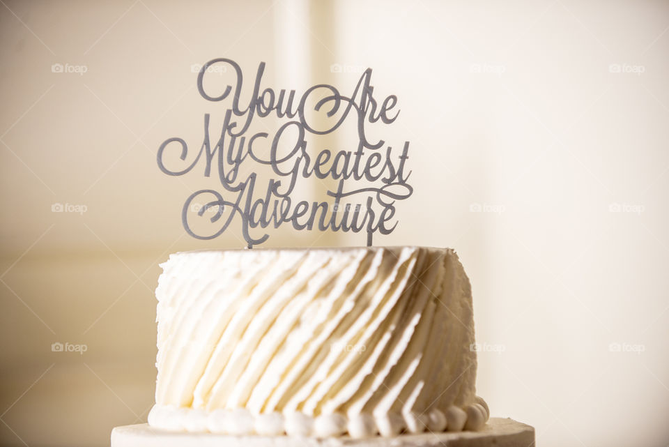 You are my greatest adventure cake topper