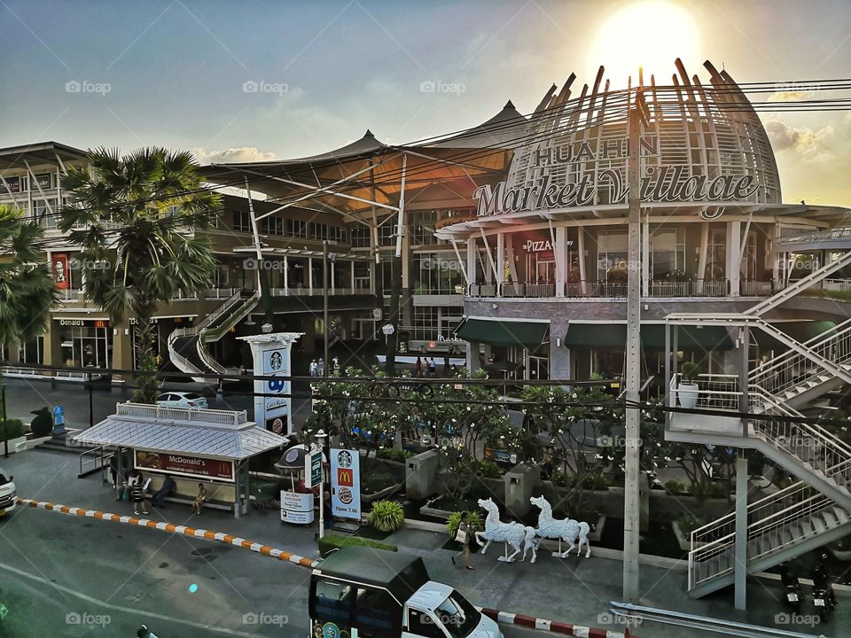 Supermarket Market Village in Hua Hin in Thailand
