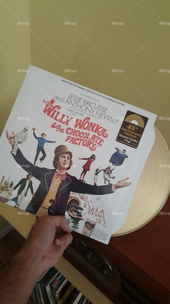 Willy Wonka and the Chocolate Factory Gold Vinyl
