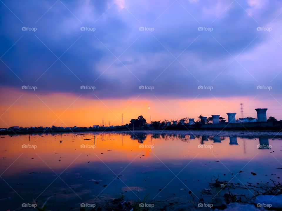 Gradation of the sky