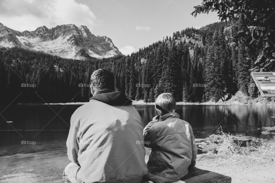 A father is someone you look up to, not matter how tall you are 