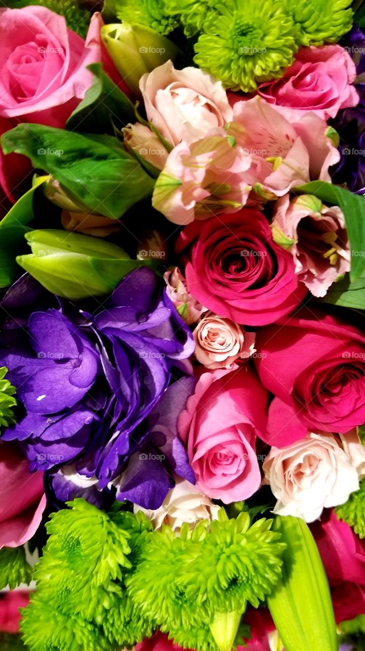 spring flower bouquet