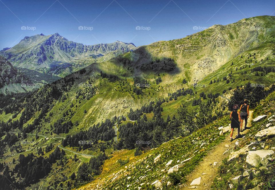 Walkers French Alps 