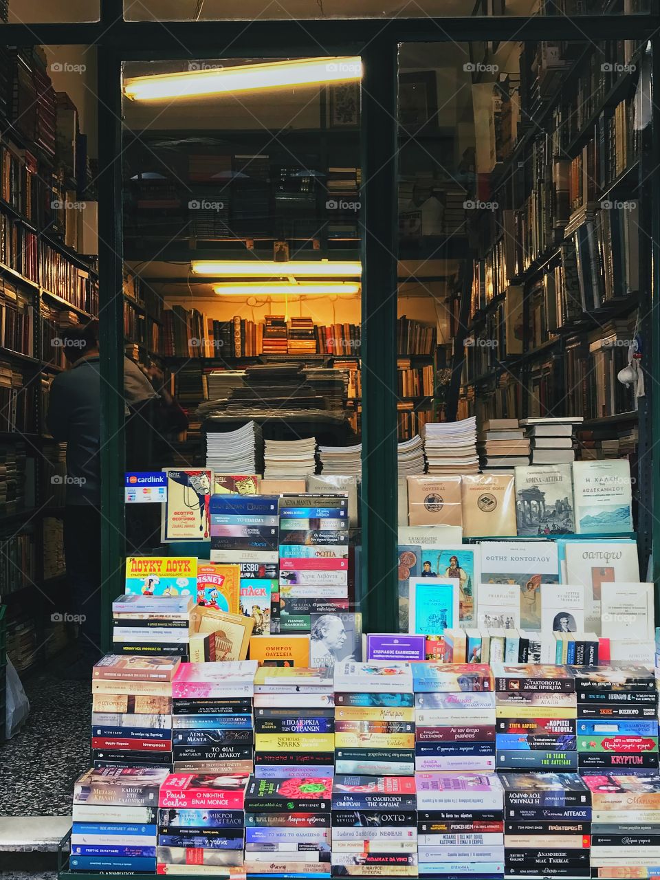 A bookstore 