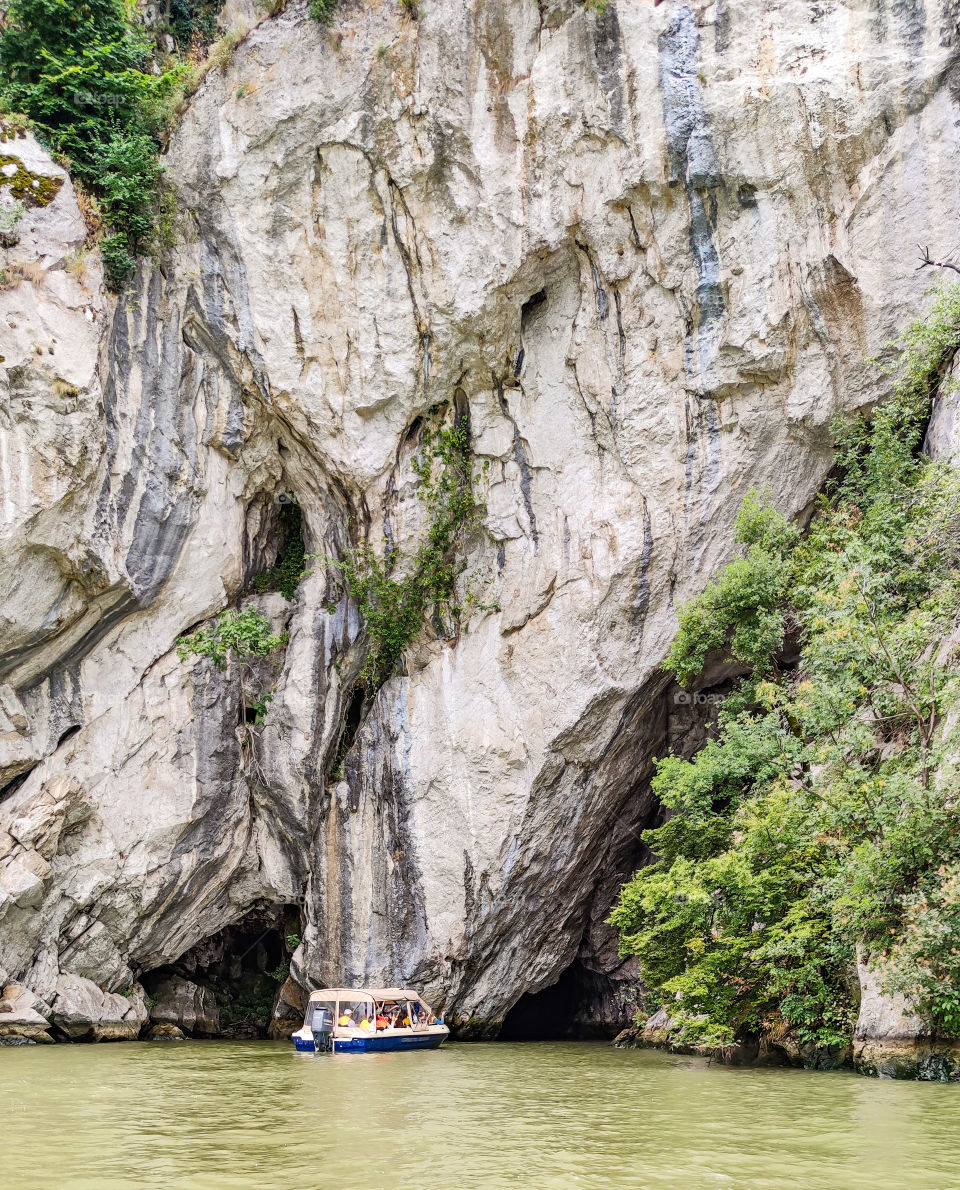 Cruising Danube in summer