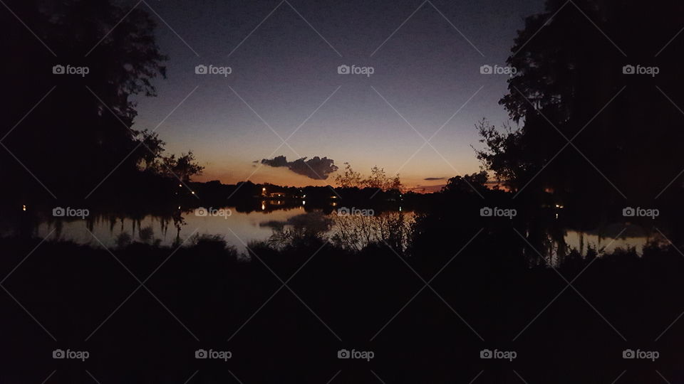 Landscape, Sunset, Dawn, Tree, Silhouette