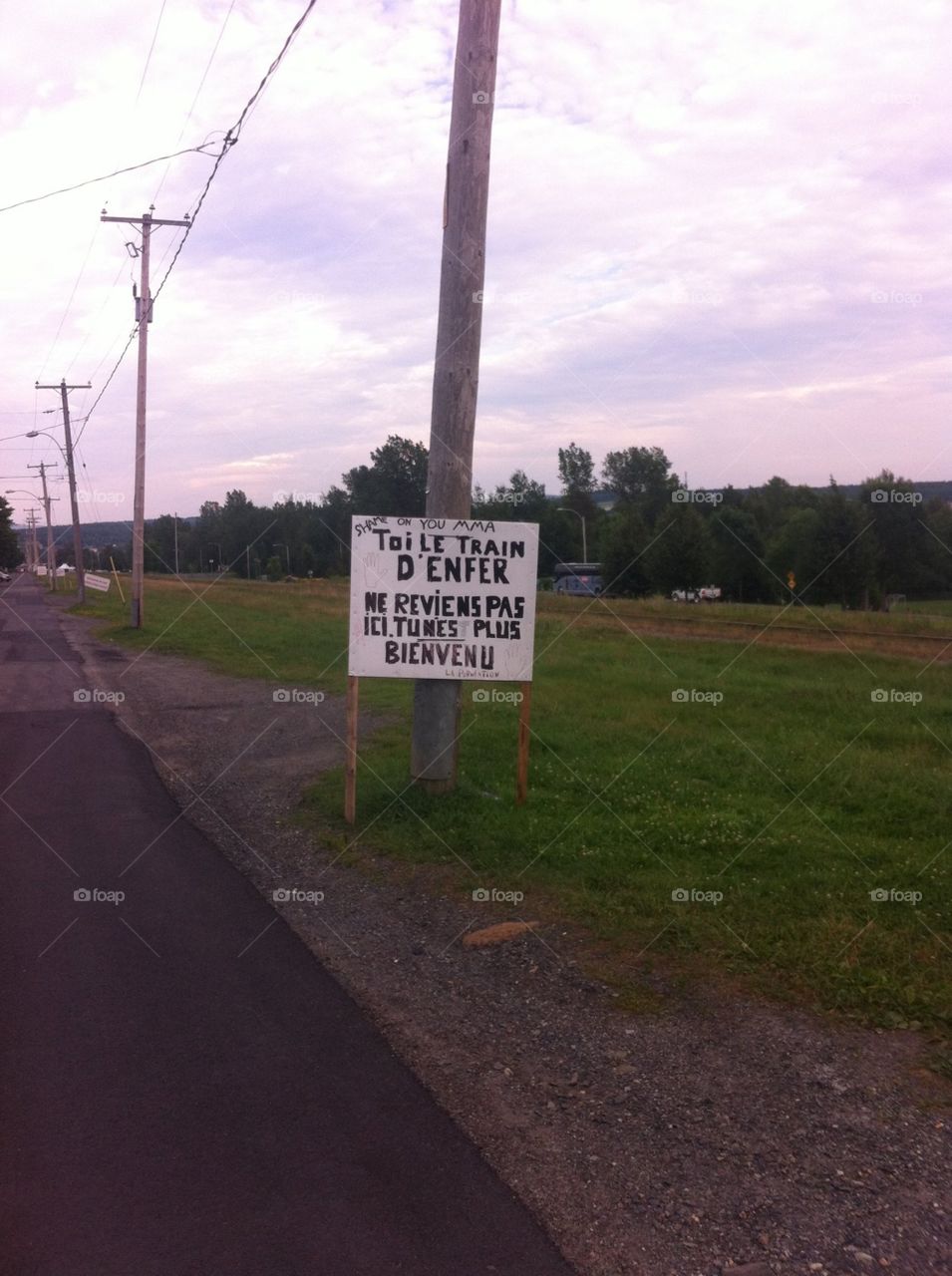 Train après la tragédie de Lac-Mégantic 2013