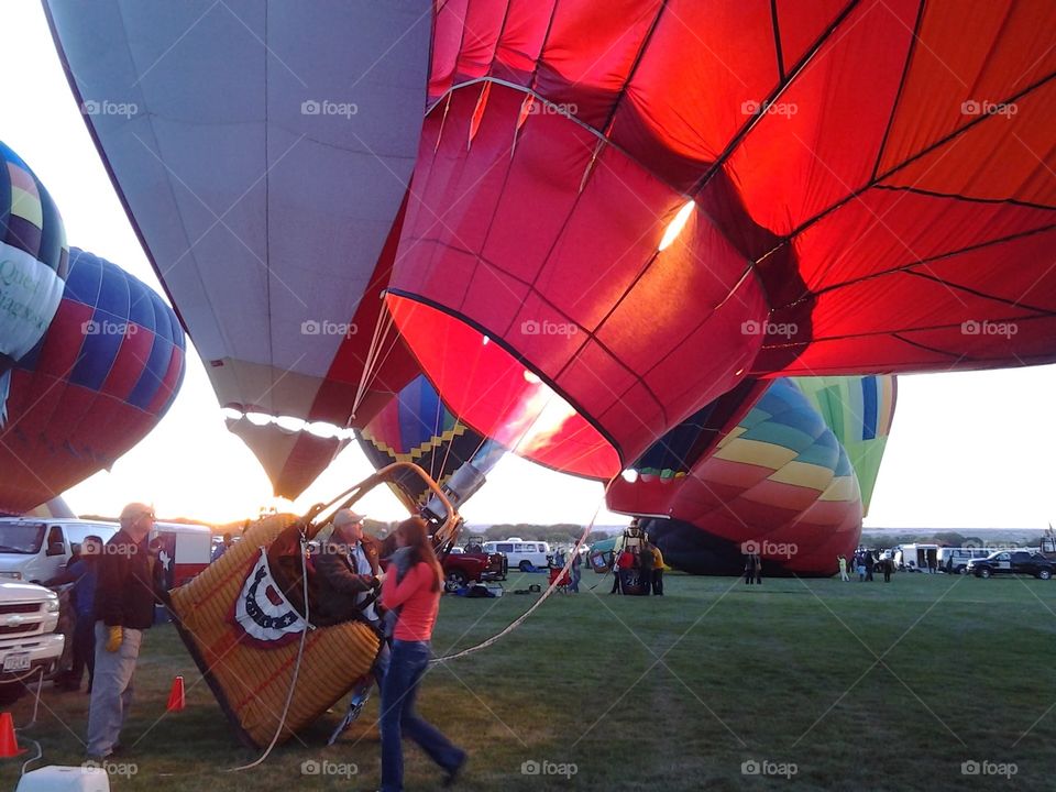 Let's take a ride in a balloon