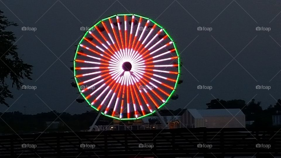 Old Santa Monica Pier Ferris Wheel - Now located in Oklahoma City, OK