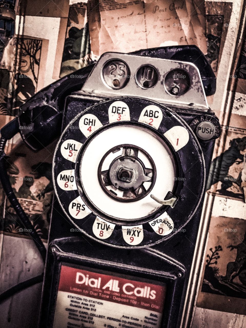 Once upon a time phones required small change to place a call. Weird!