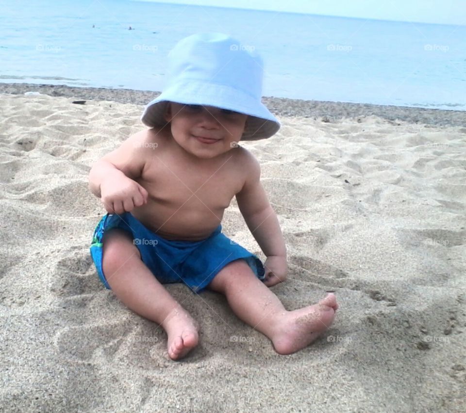 Baby at the Beach