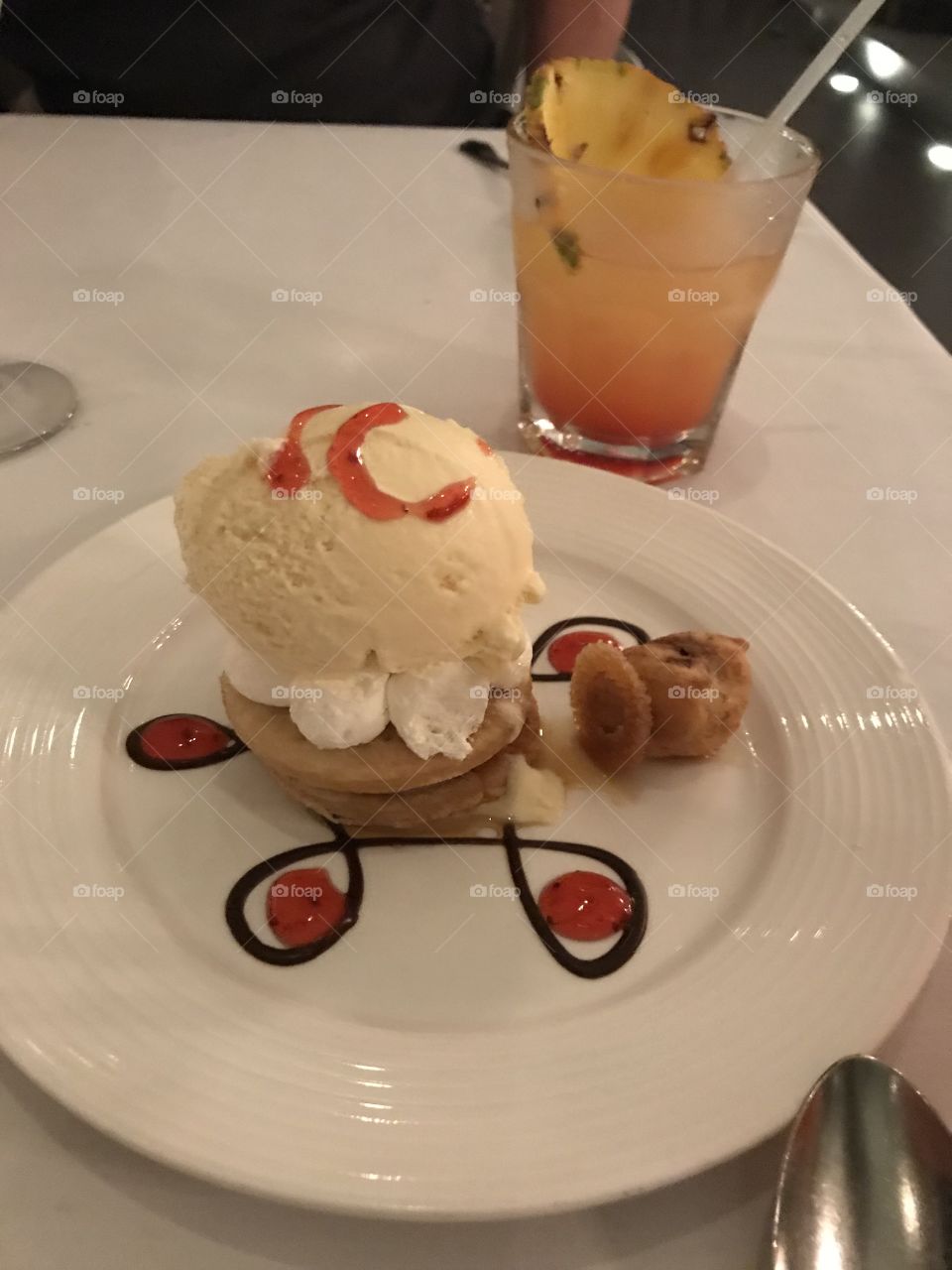 Nice dessert at the Now Larimar Resort at one of the a la Carts. 
