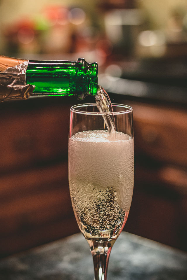 Pouring Champagne