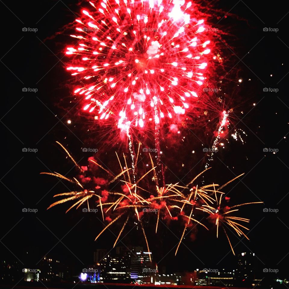 Fireworks, Detroit, Michigan 