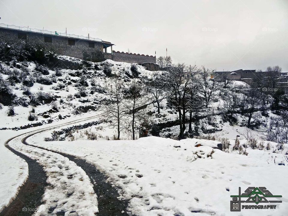village snow