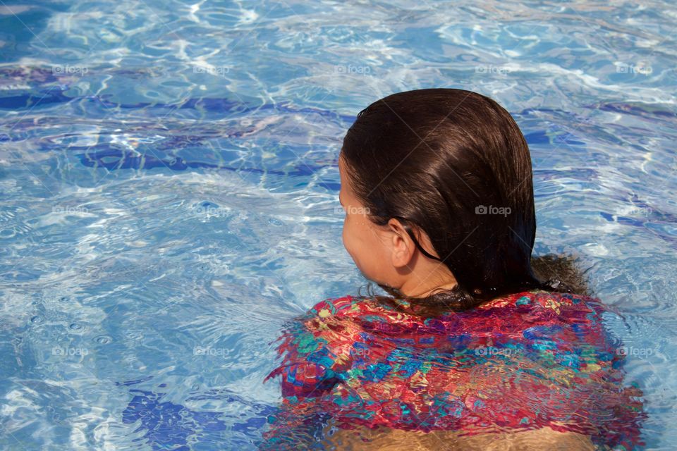 Férias de verão refrescante 