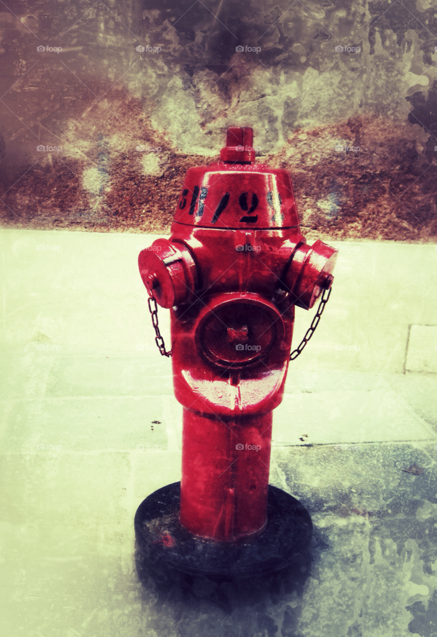 red venice street water fire by jeanello